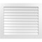 Ekena Millwork Vertical Surface Mount PVC Gable Vent: Non-Functional, w/3-1/2"W x 1"H, Standard Frame, 40"W x 34"H GVPVE40X3401SN - alternate 1